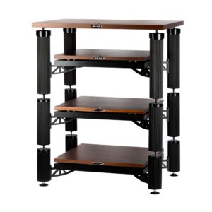 Hybrid 3 Shelf-kit design with isolation shelf-kit HD and top shelf in walnut-image