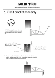 Manual for the mounting of Balance rack-image